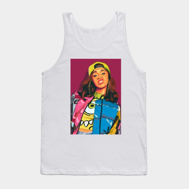 Cardi B. Tank Top by bikonatics